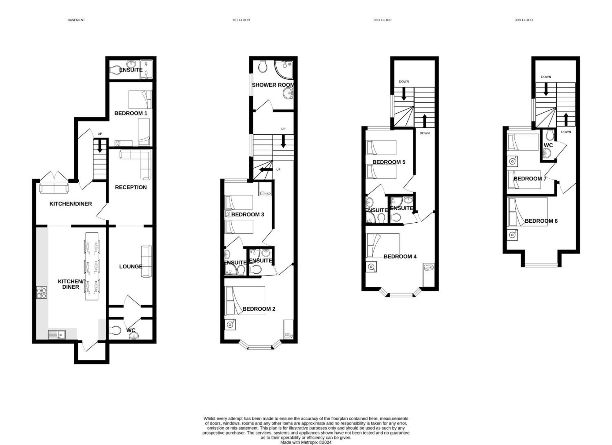 7 Bed House Brighton Villa Exteriör bild